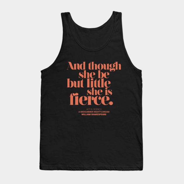 She is fierce. Tank Top by teamasthers